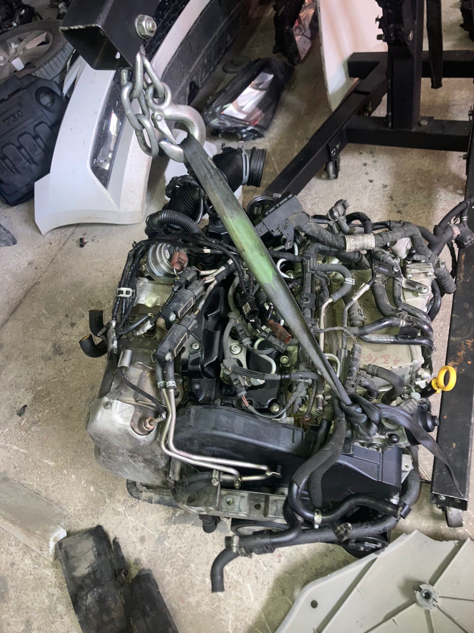 passat 1.6 tdı dcx cıkma orjinal komle motor