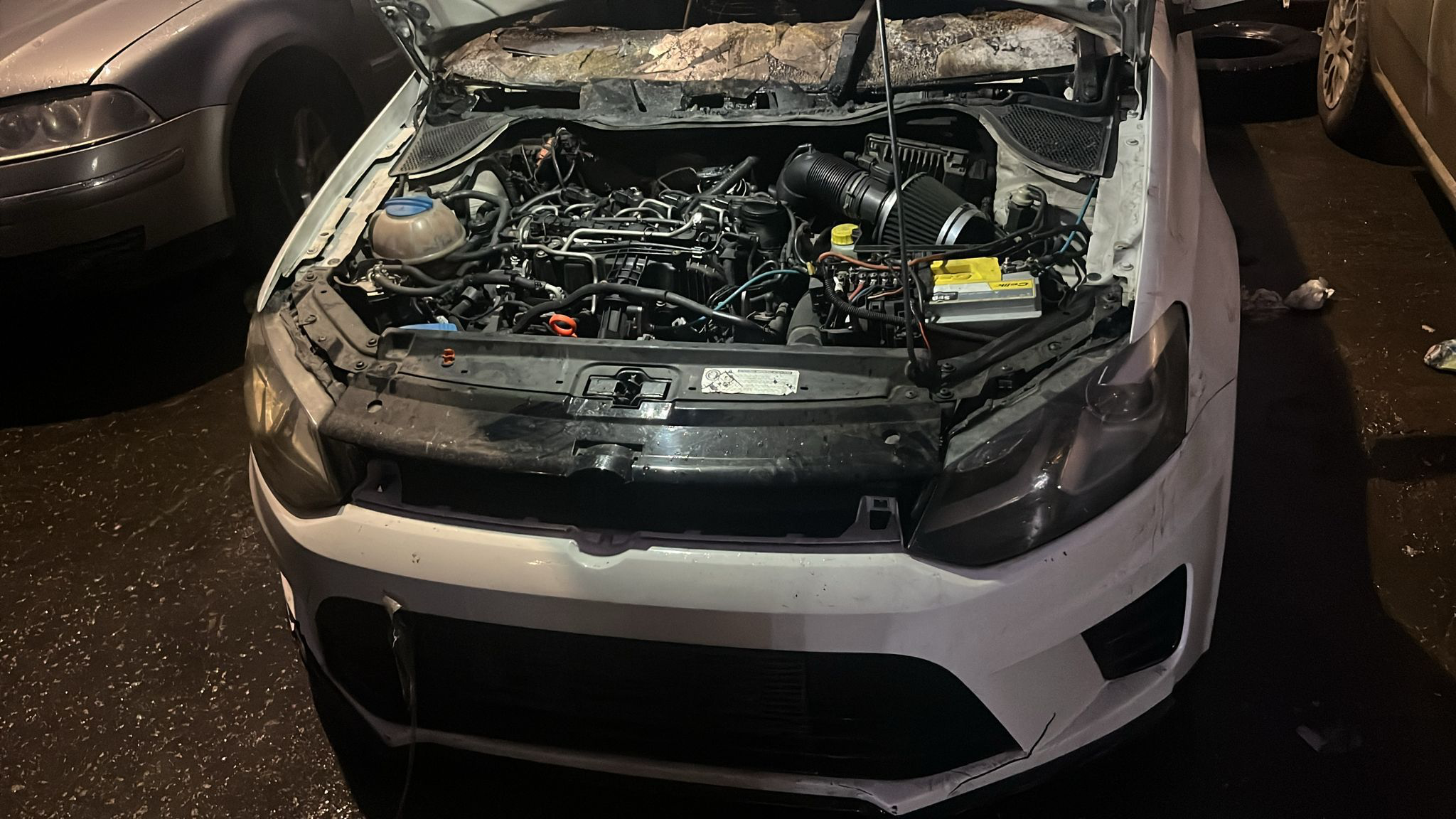 Polo 1.6 TDI cay motor komple çıkma orijinal