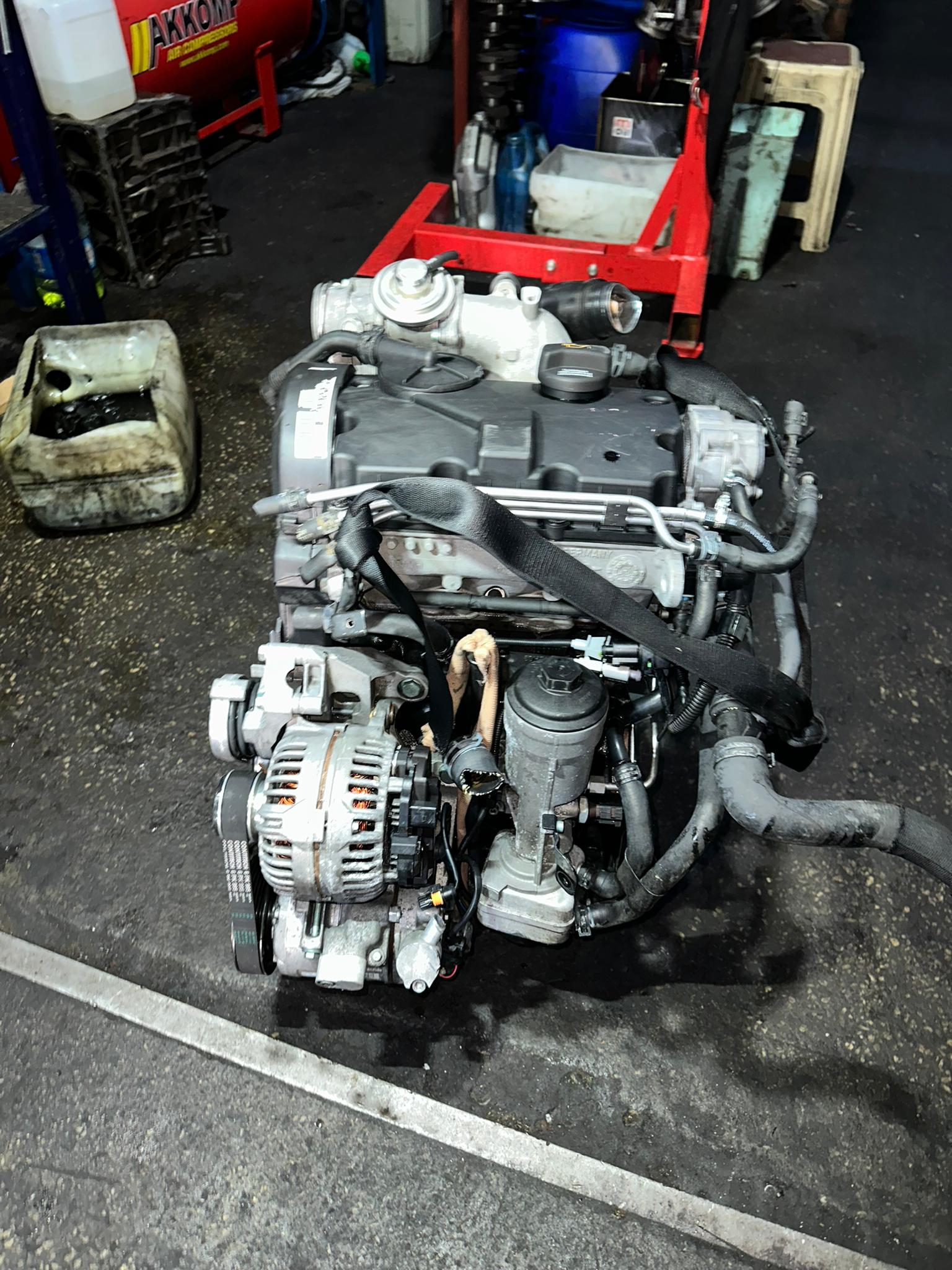skoda fabia 1,4 tdı bnm motor komple cıkma orjinal