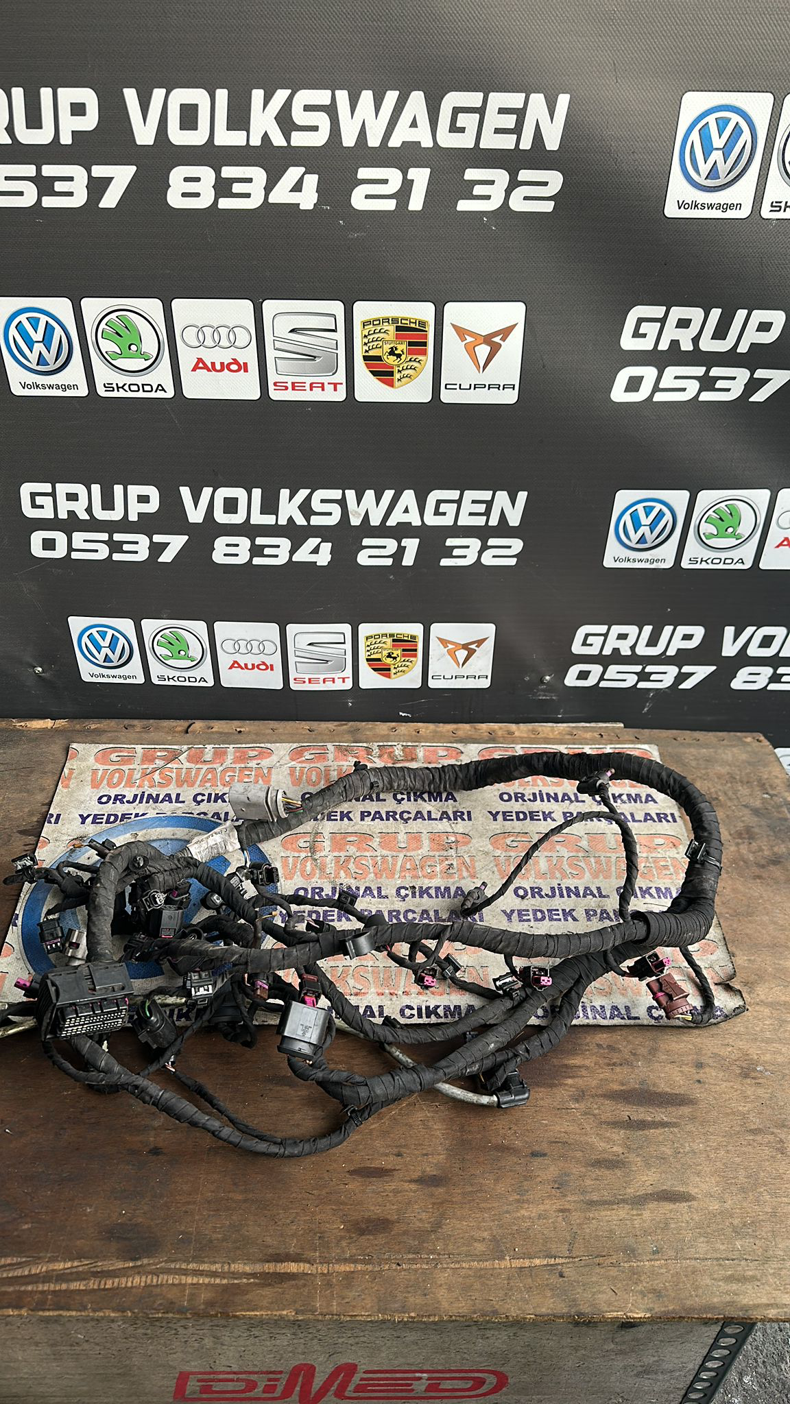 Skoda süper b 1.5 dpc motor içi tesisat