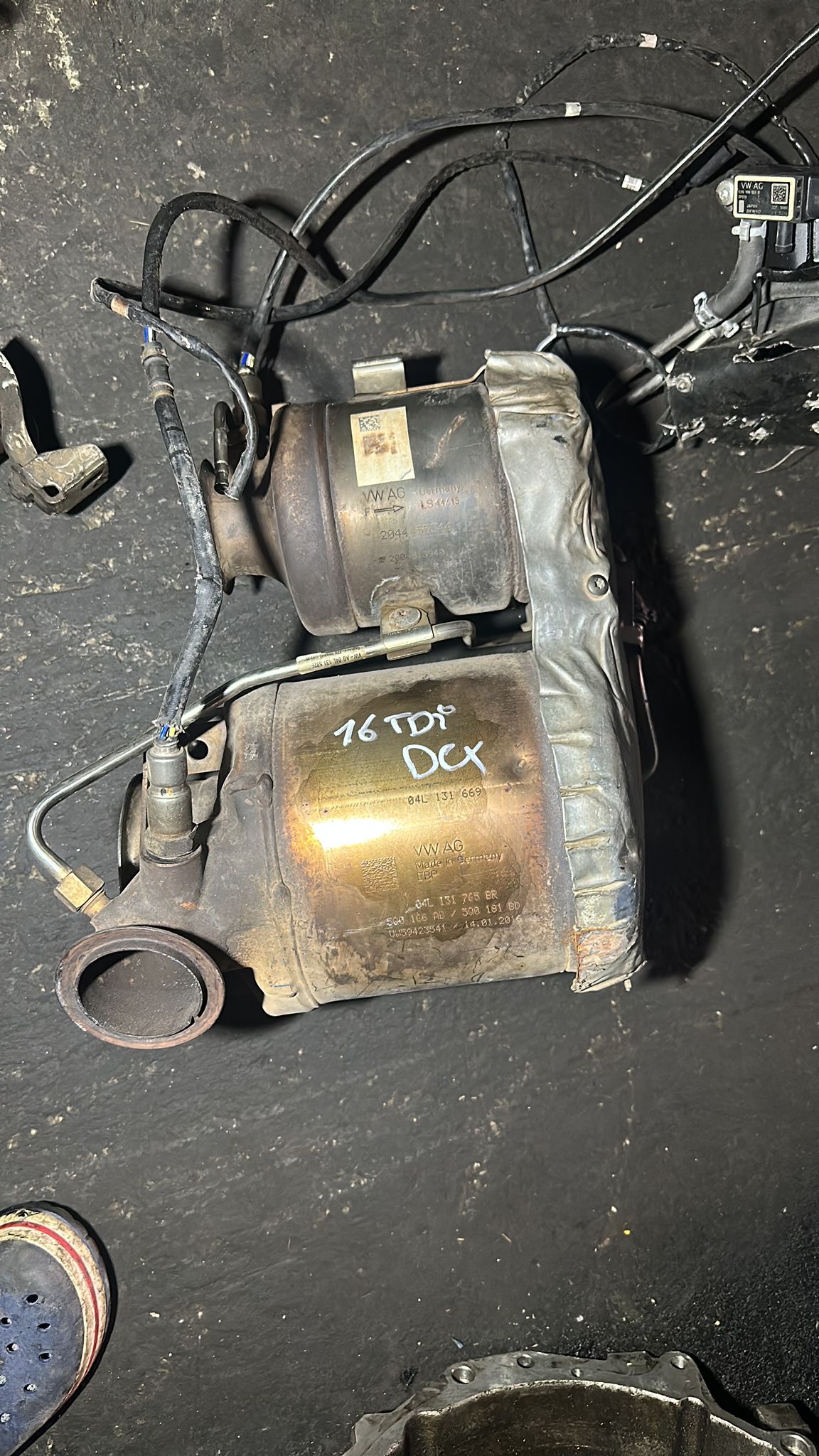 Skoda Süperb 1.6 TDI partikül filtresi çıkma orijinal