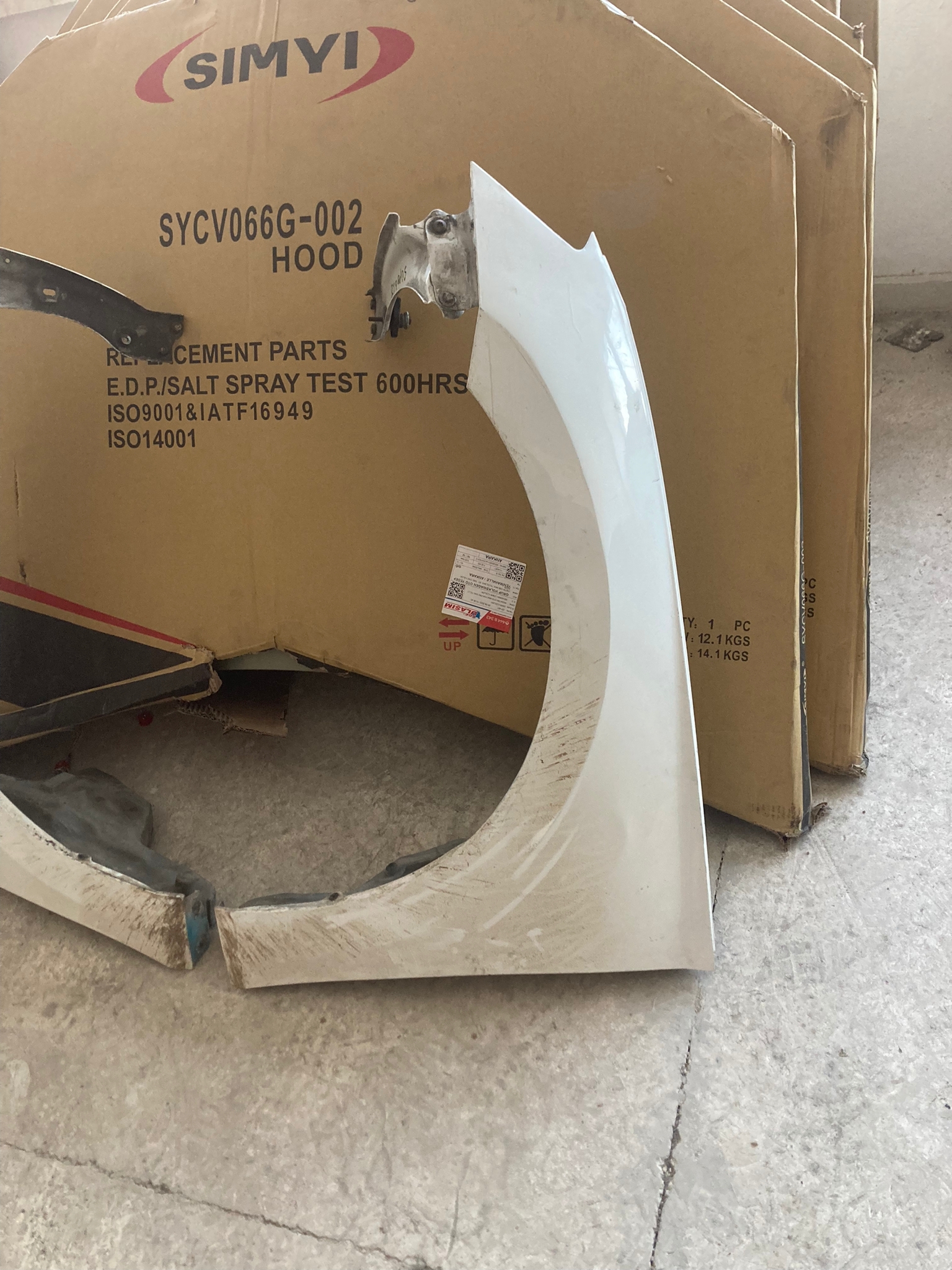 skoda süperb cıkma orjinal sol ön camurluk
