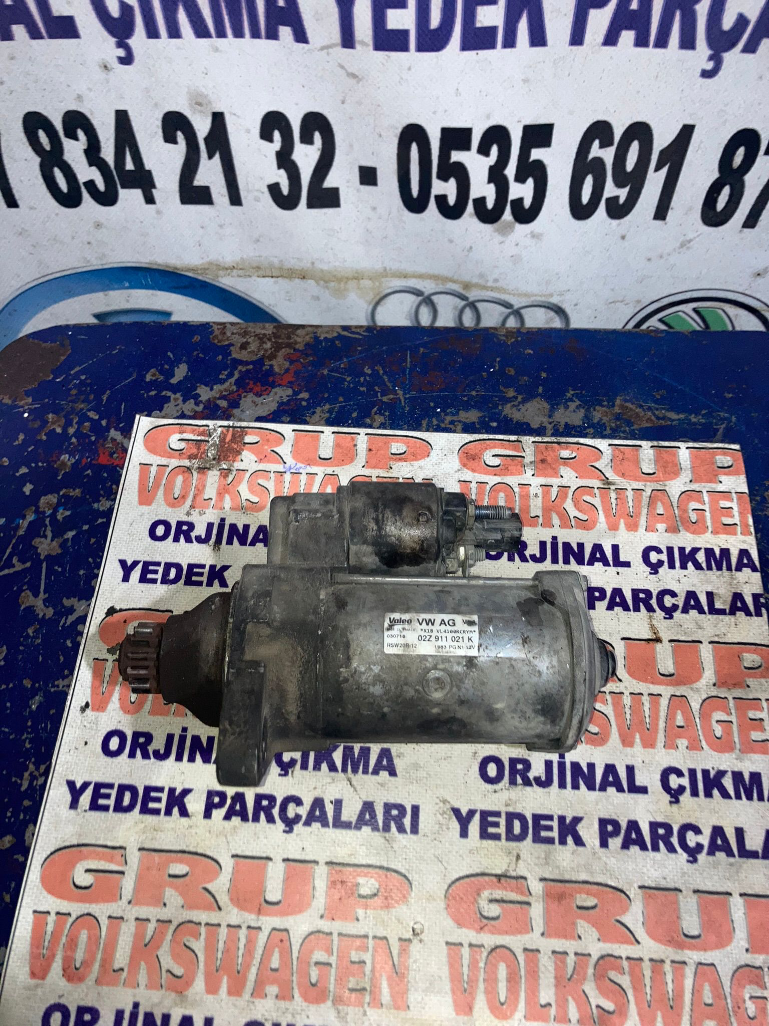Süperb 1.6 Tdı cxx motor marş dinaması çıkma orijinal