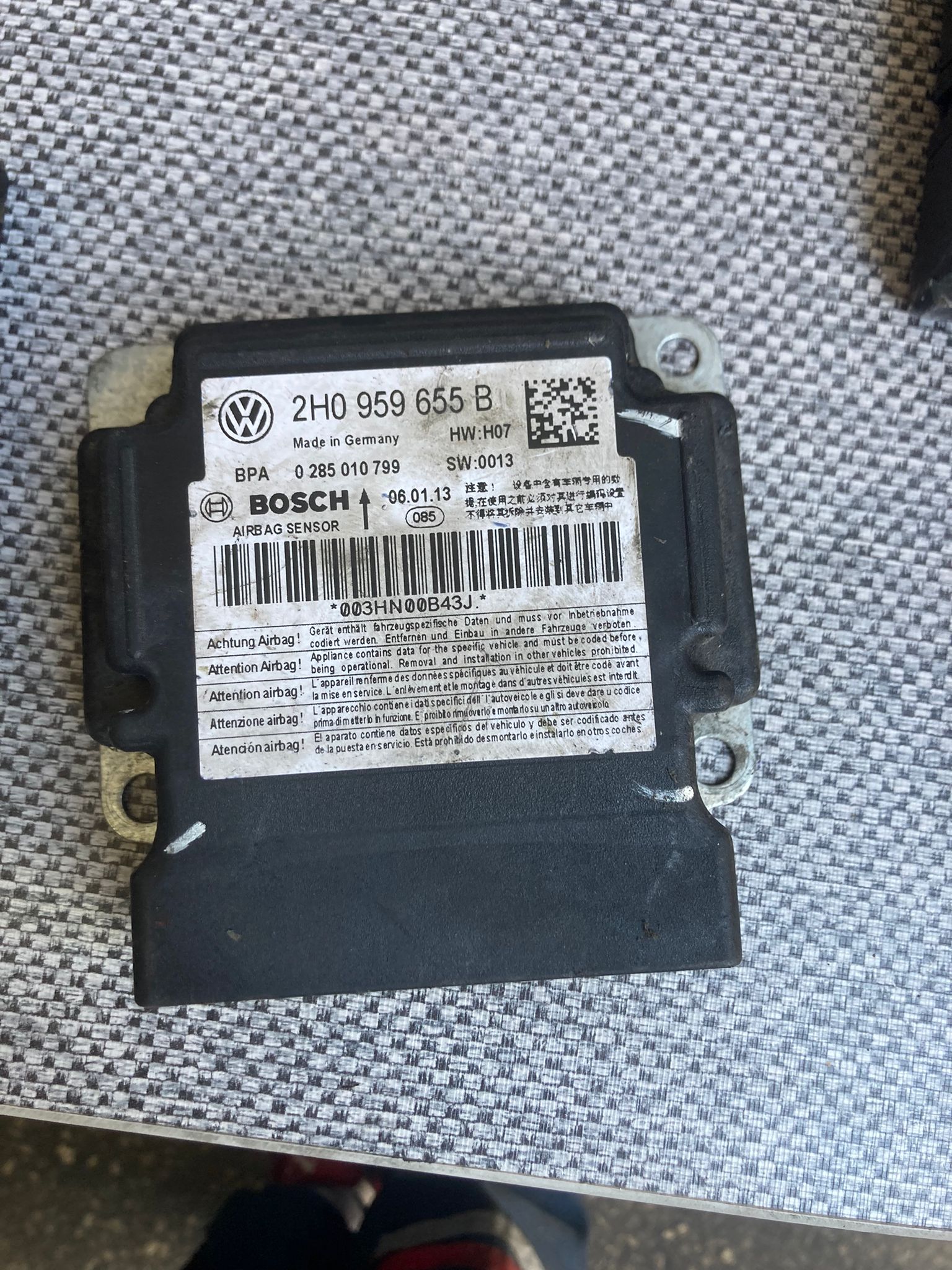 volkswagen  amarok egirbek beyni 2h0959655b cıkma orjinal