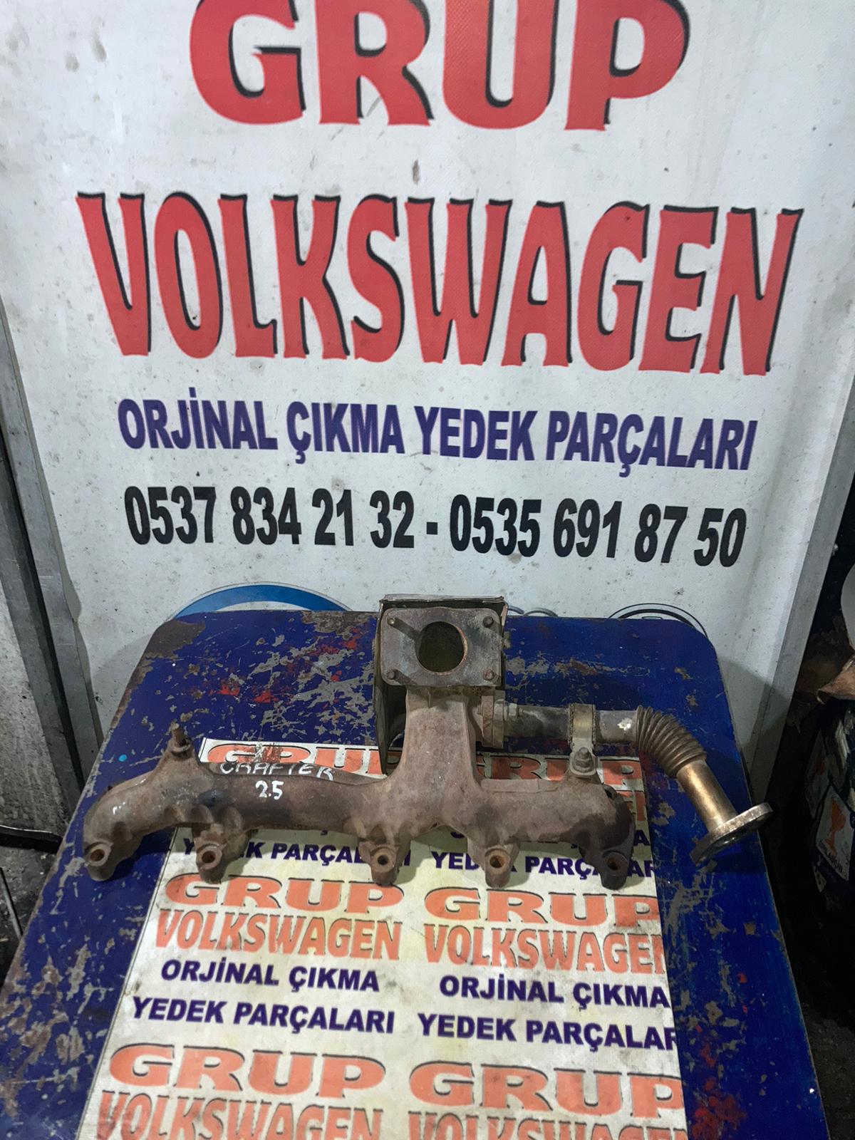 volkswagen crafter bjm motor 2,5 eksoz manifolt cıkma orjinal