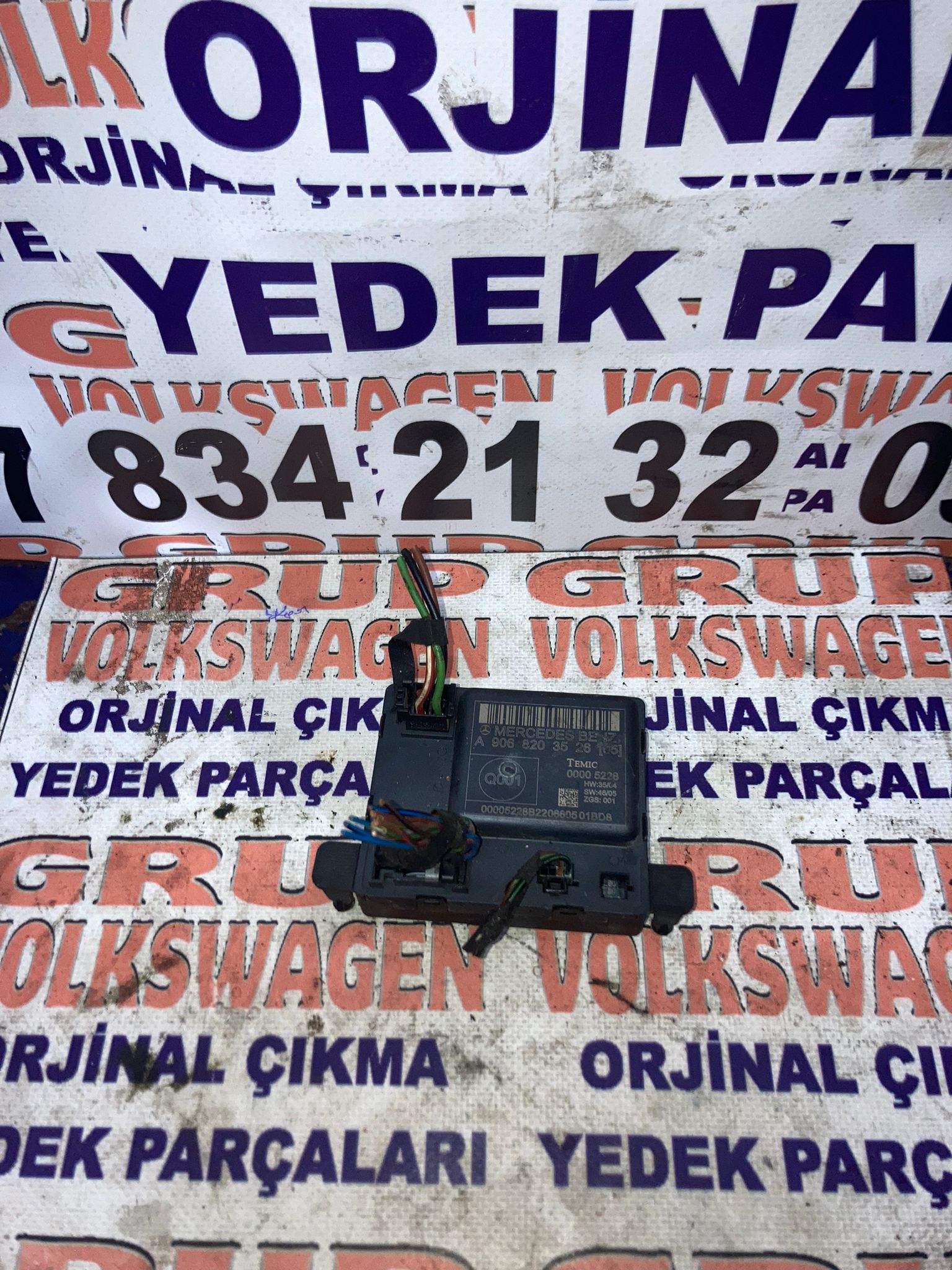 volkswagen crafter kapı merkezi kilit beyni cıkma orjinal