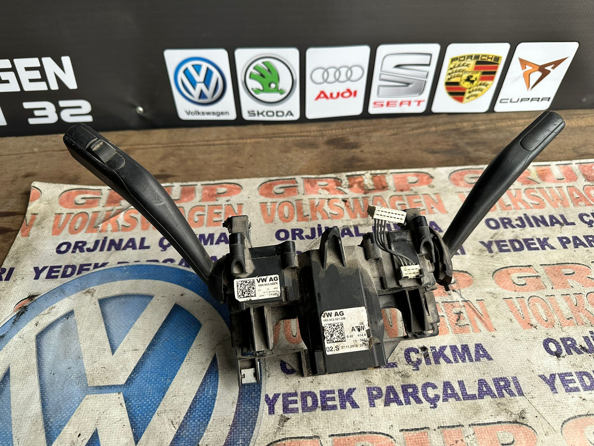 Volkswagen golf silgi sinyal kolu çıkma orijinal