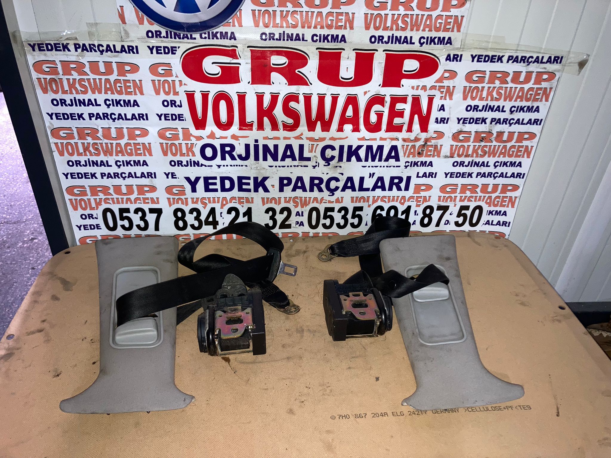 volkswagen passat b5 sag sol emliyet kemeri ön  cıkma orjinal