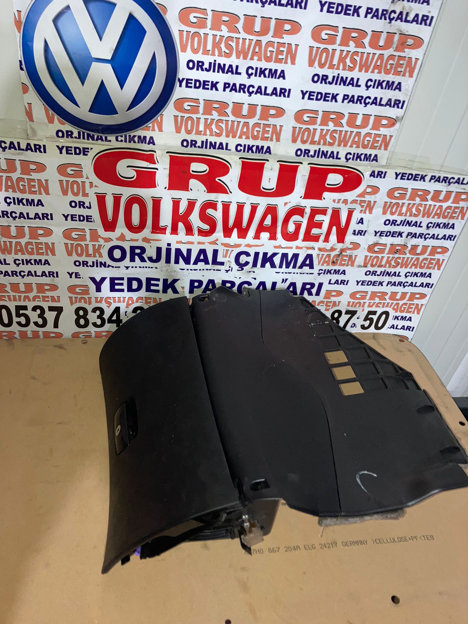 volkswagen passat b5 torpido gözü ve kapagı sıfır  cıkma orjinal