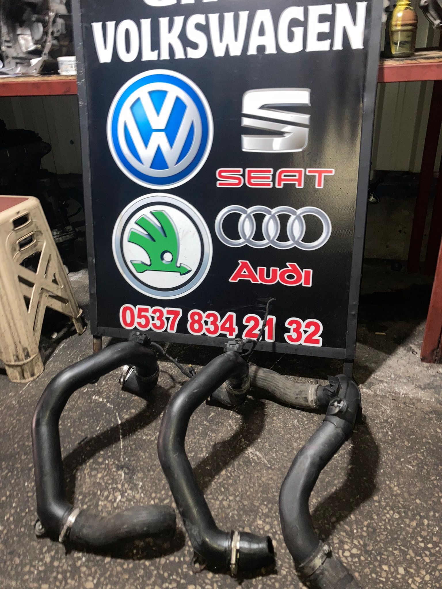 Volkswagen Polo 1.2 Tdı cfw motor turbo borusu çıkma orijinal