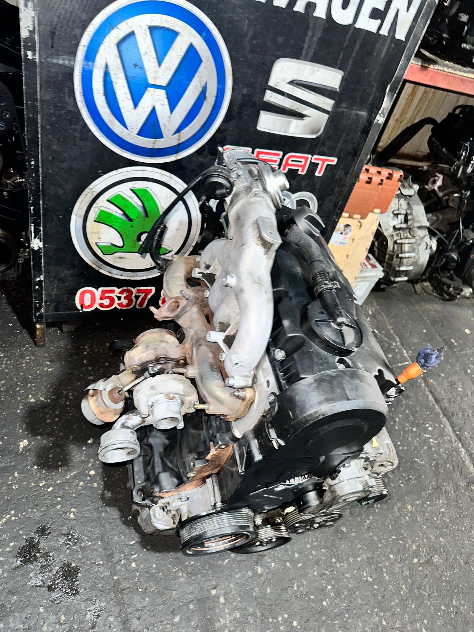 Volkswagen transporter 1.9 AXB komple motor çıkma orijinal